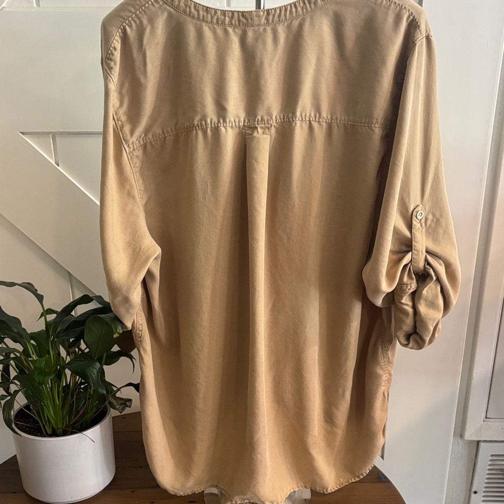Tommy Bahama Beige Shirt XL - Picture 4 of 4